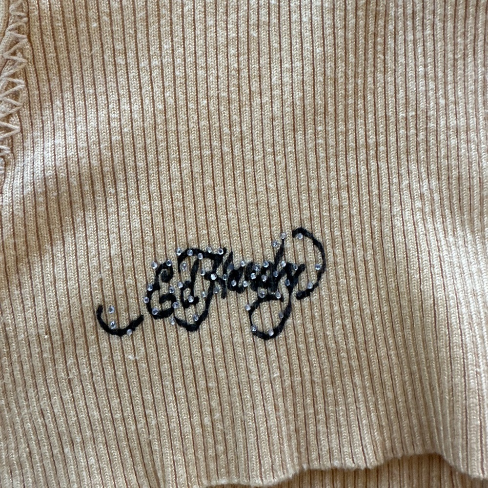 Ed Hardy Yellow Mini Dress - Picture 7 of 8